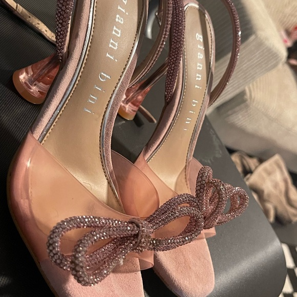 Pink Gianni bini sparkly heels - Picture 2 of 6